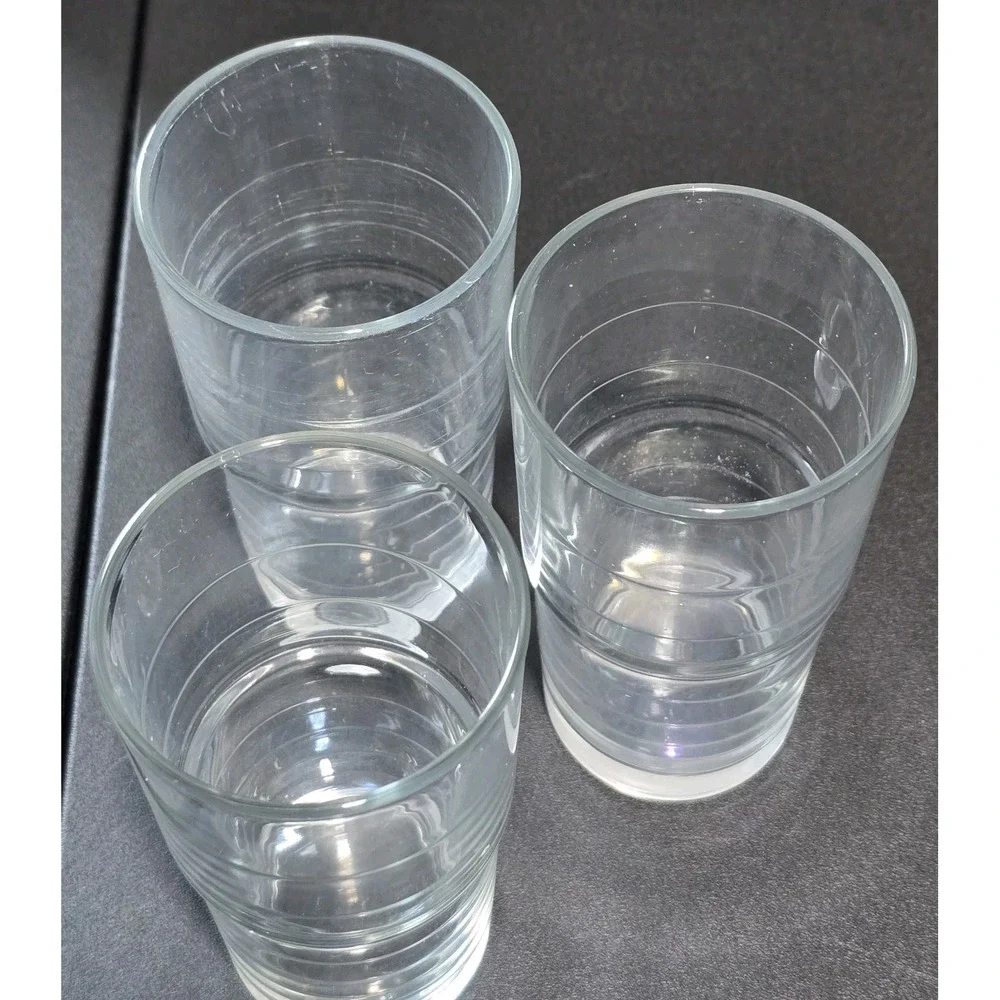 3 IKEA Svepa Glasses 10288 Stackable 4 3/4